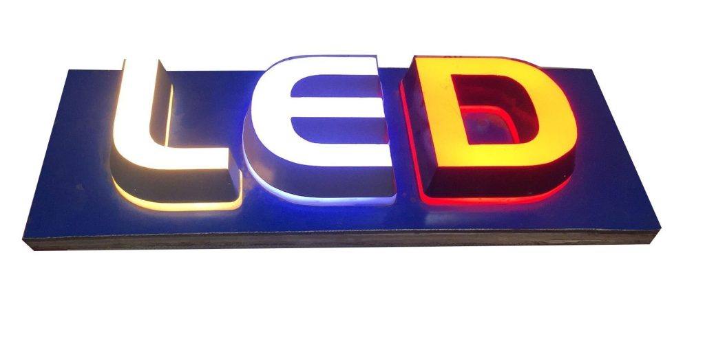 led letter sign