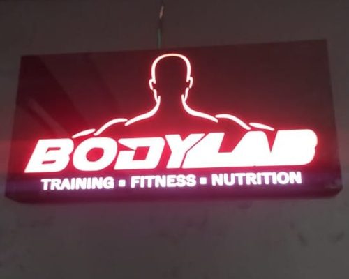 gym-led-sign-board